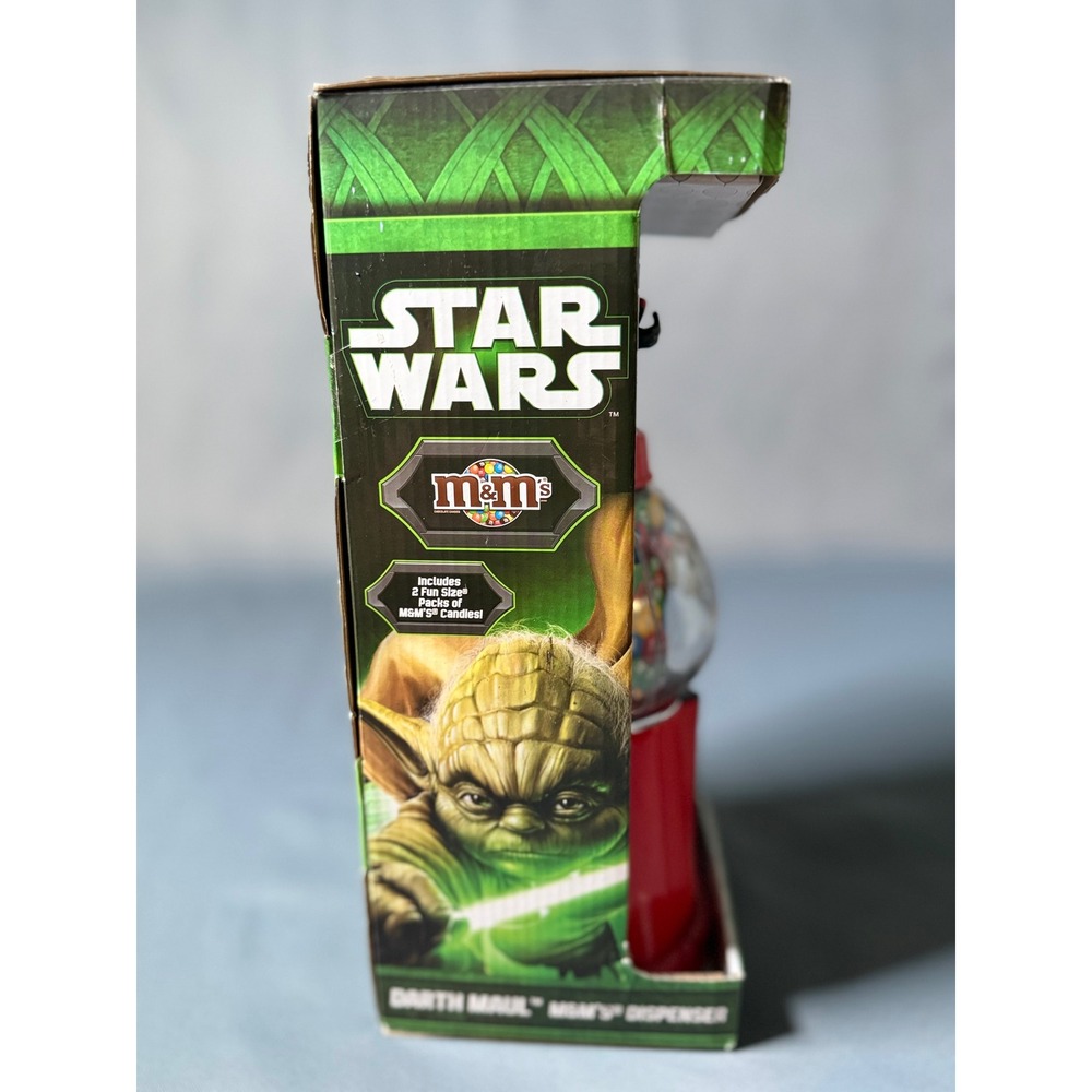 Star Wars Darth Maul M&M's Candy Dispenser 2013 Red Sith Collectible New - Picture 4 of 7